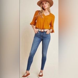 Pilcro and the Letterpress / Anthropologie high rise denim leggings